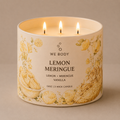 Lemon Meringue Pie 3-Wick Candle
