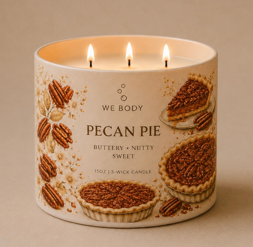 Pecan Pie 3-Wick Candle