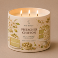 Pistachio Chiffon 3-Wick Candle