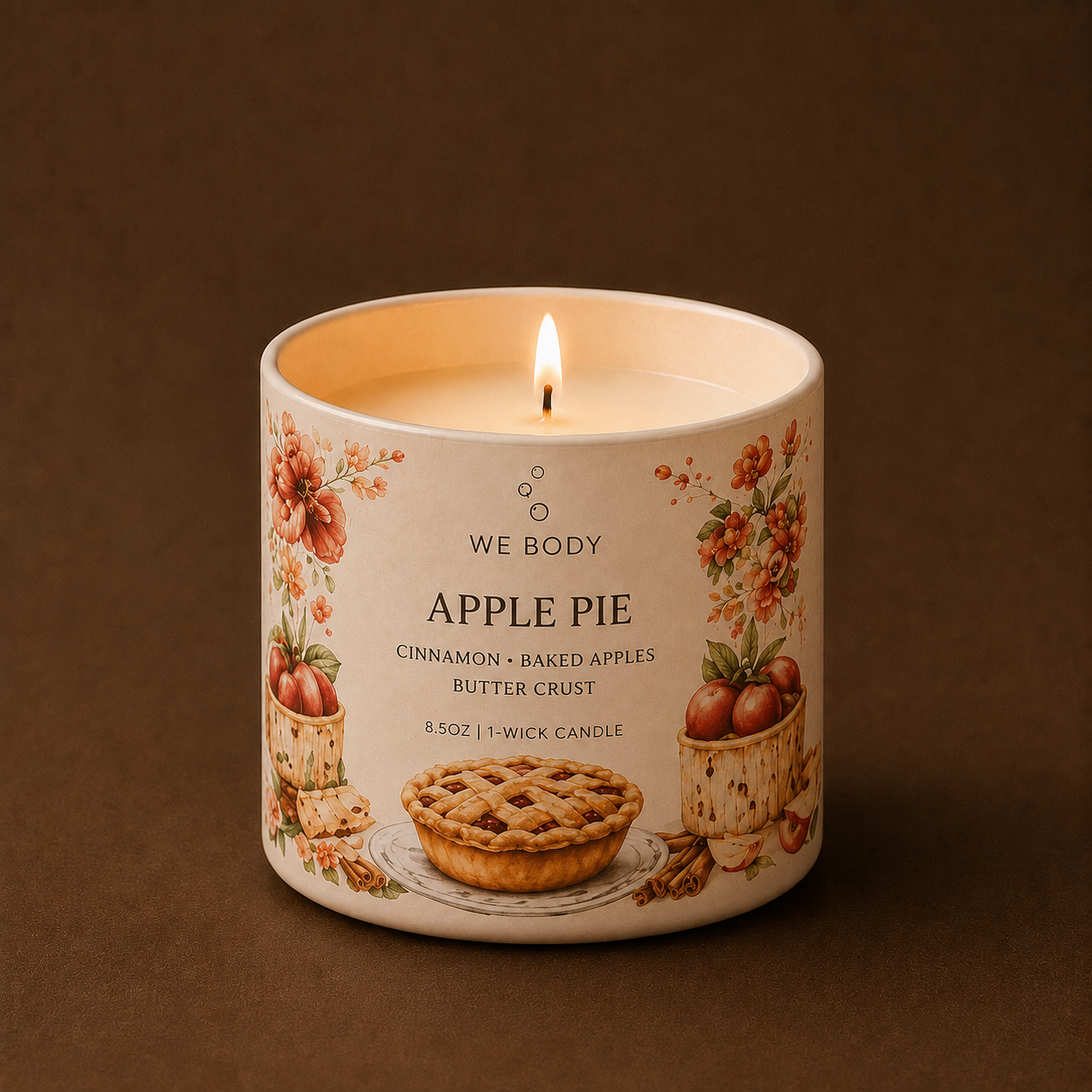 Apple Pie 1-Wick Candle