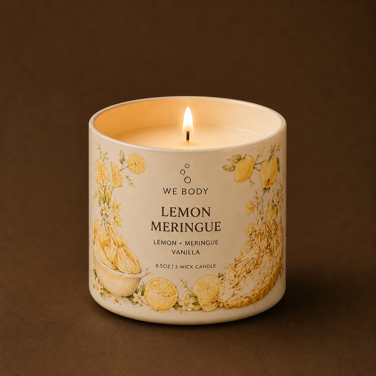 Lemon Meringue 1-Wick Candle